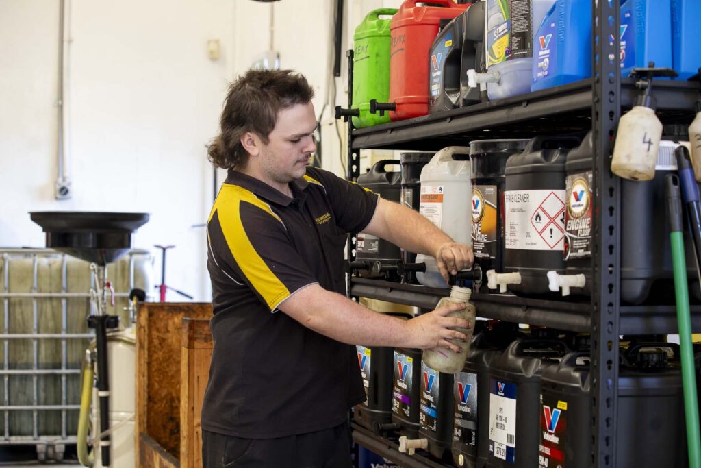 Pascoe Mechanical Bayside workshop interior in Ormiston