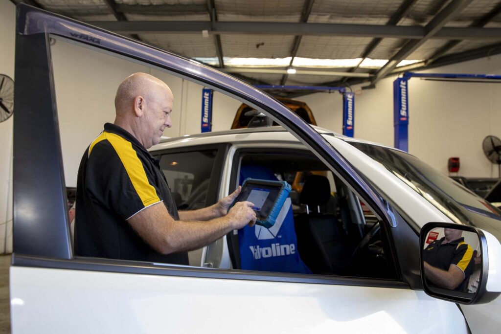 Vehicle undergoing car service in Ormiston at Pascoe Mechanical Bayside